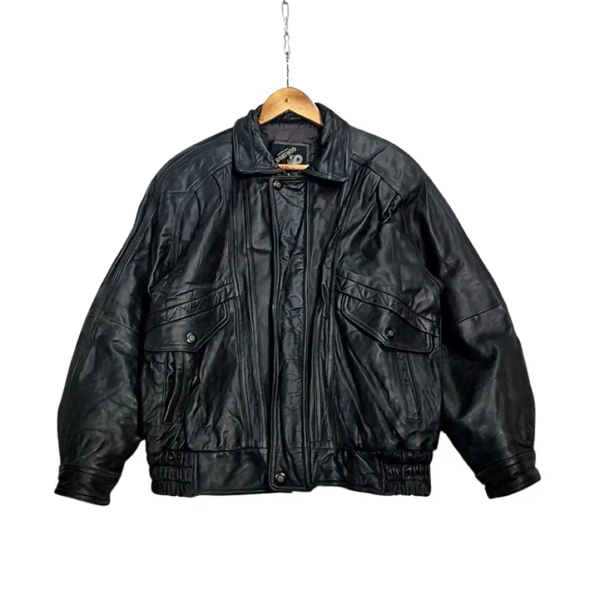 Changwoo Sheepskin Bomber Jacket