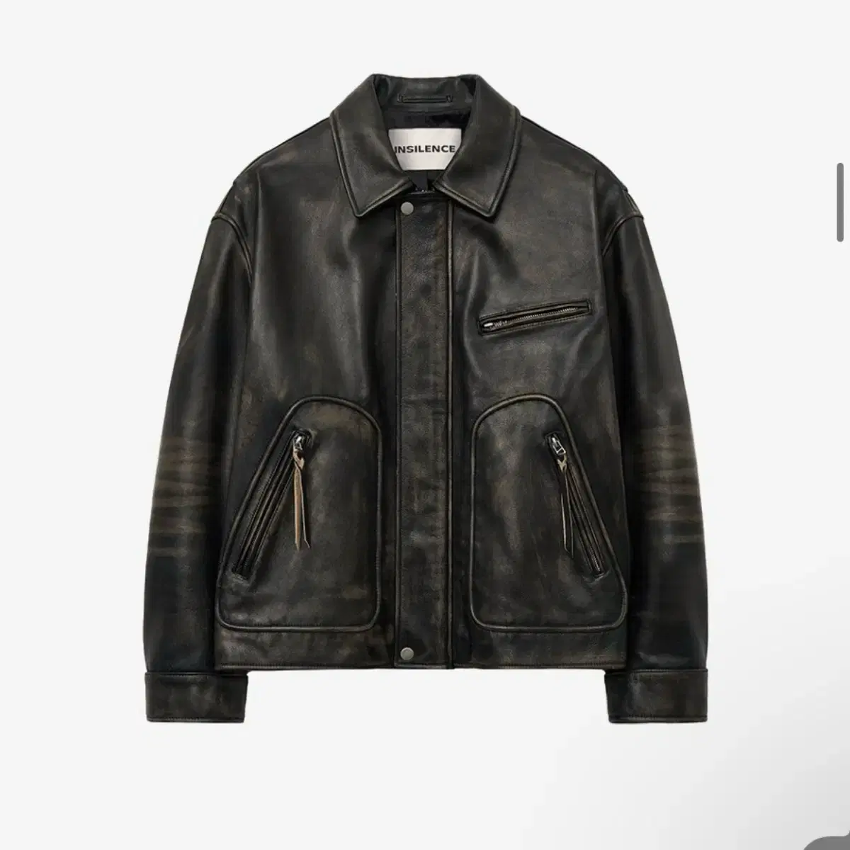 Insilence Faded Leather Jacket