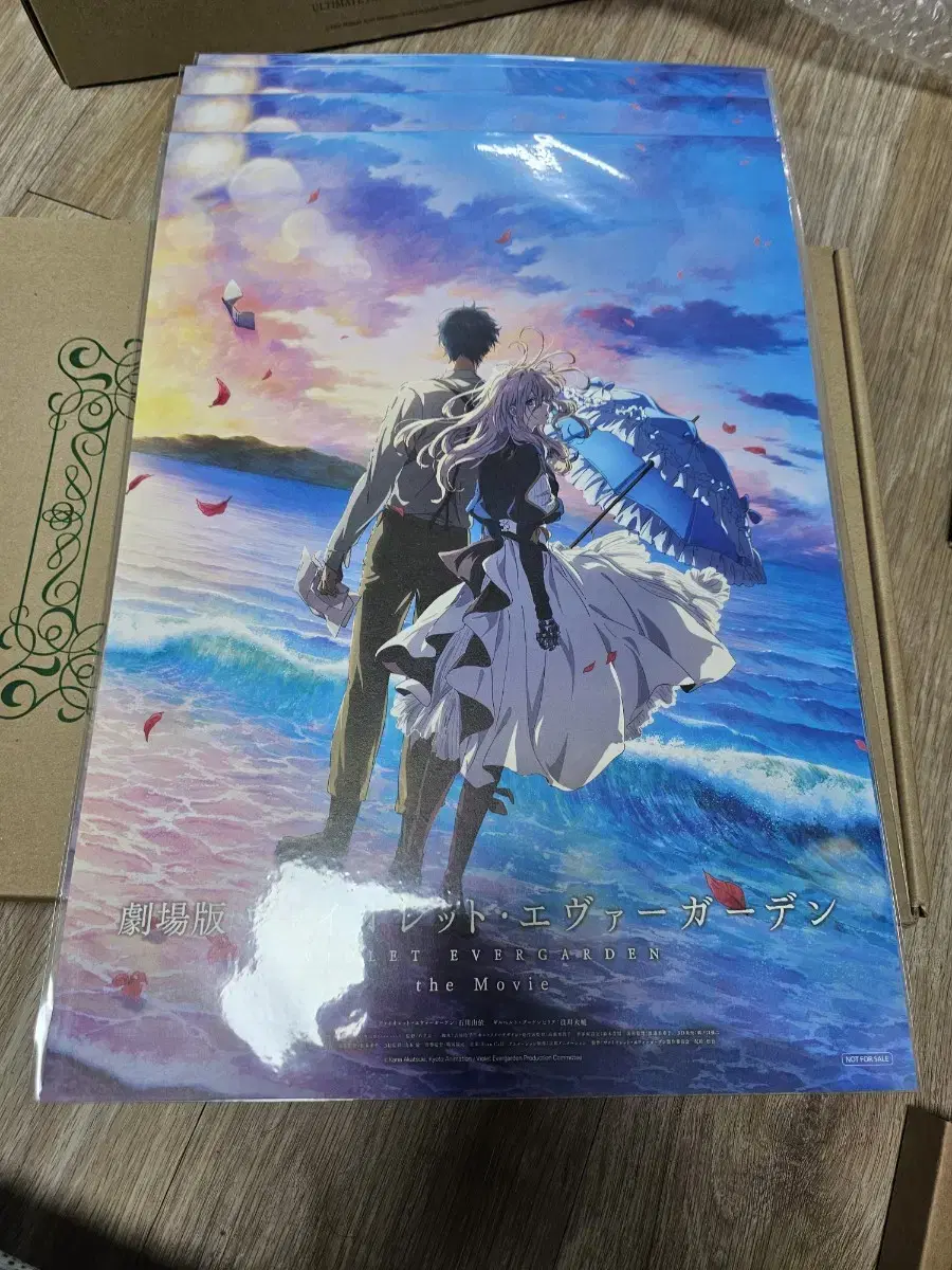 Violet Evergarden Theatrical Edition pre-order benefits for weeks 1-9 (excluding week 8)