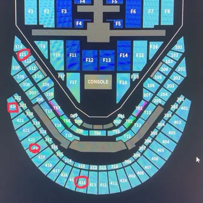 NCT127 콘서트 양도 엔시티127 막콘 칠콘 테이블석 1층 2층3층