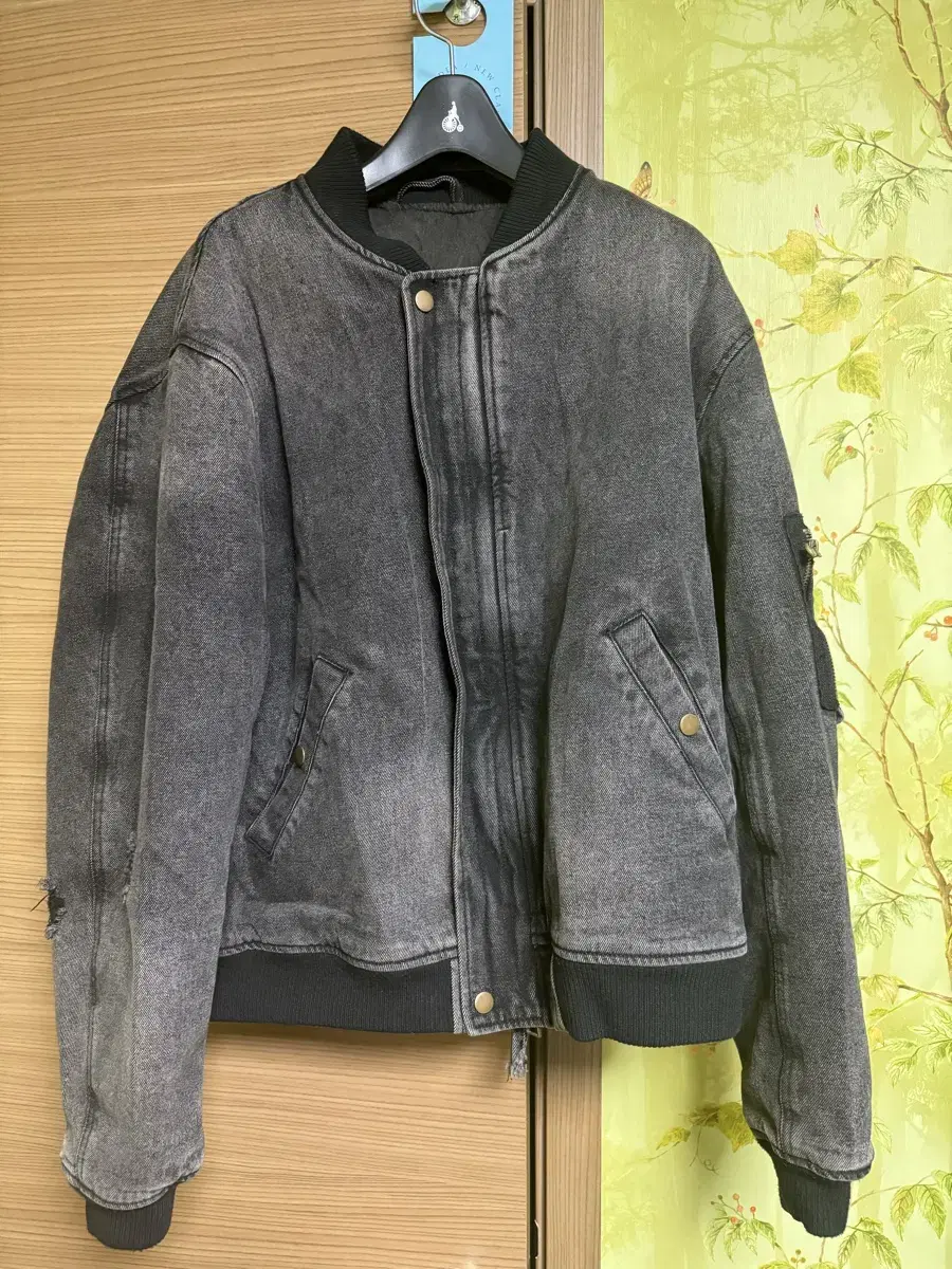 Zuu Homme Denim MA1 Jacket