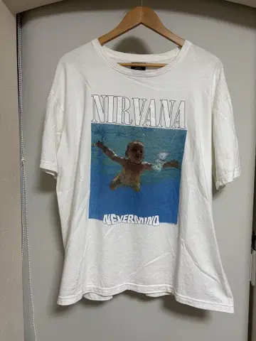 NIRVANA 너바나 네버마인드 네버마인드 밴딩 티셔츠