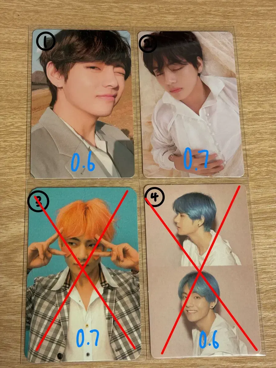 Bangtan Taehyung v photocard WTS