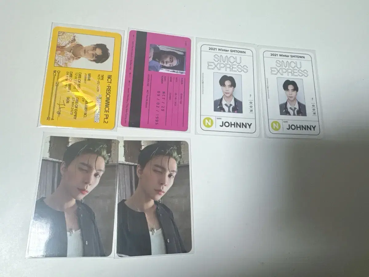 Nct Nct127 johnny 2020 2021 2023 Photocart Wts