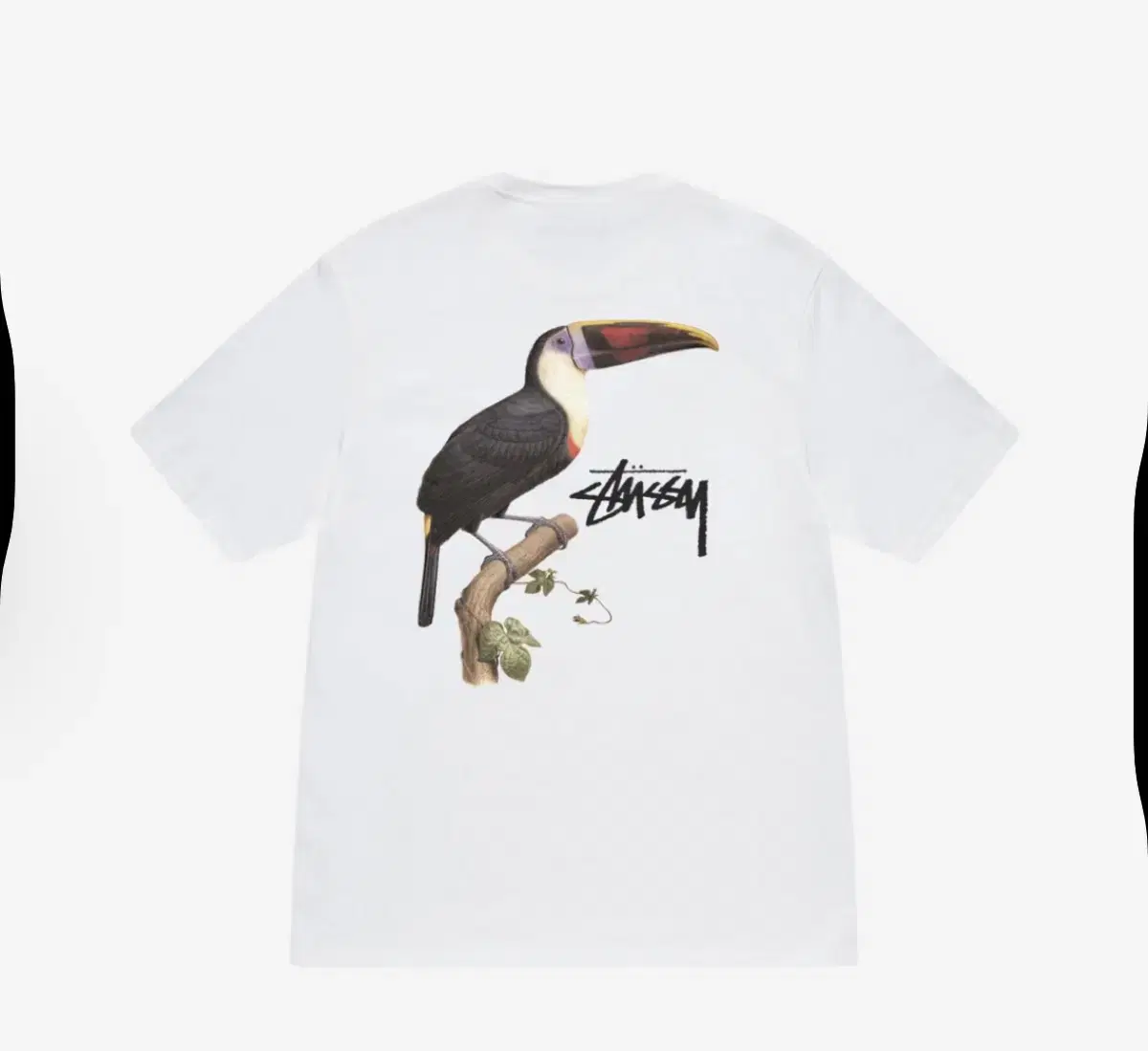 (M)Stussy Tucan Short Sleeve White