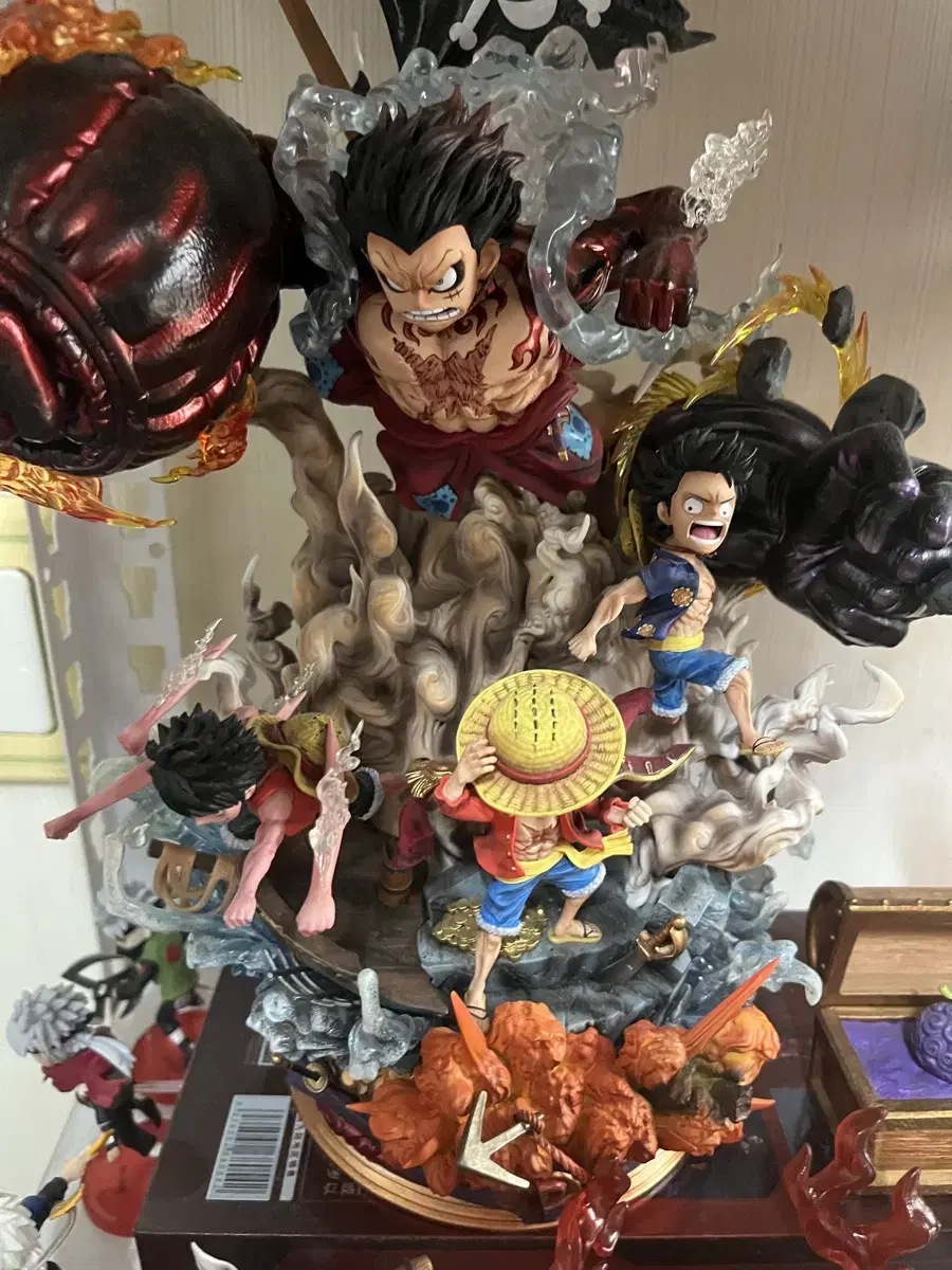 G5 Luffy 6th Anniversary ONEPIECE Resin Figures World Collectibles