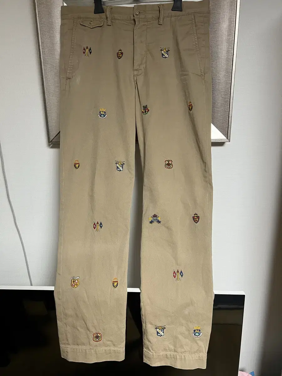 POLO Polo Ralph Lauren Straight Fit Patched Beige Chinos 33/32