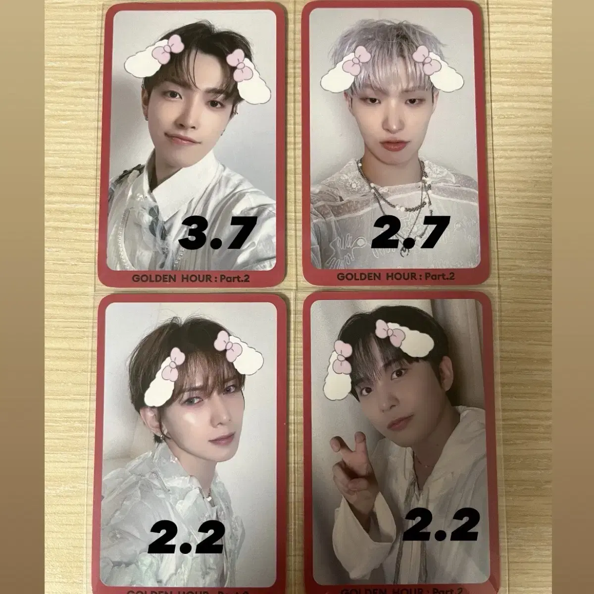 ateez broadcast photocard wts