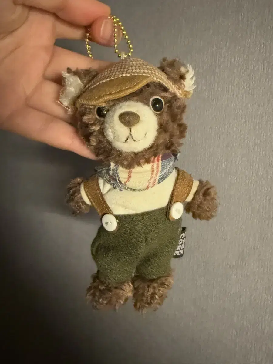 Vintage Kobe Bear Keyring, Skateboard Keyring