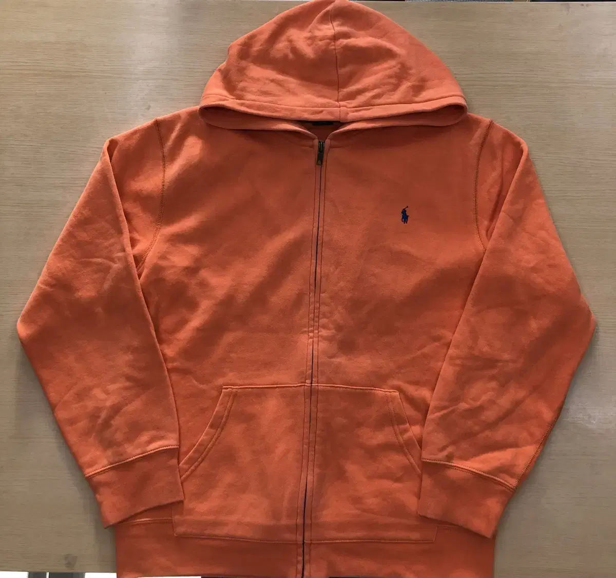 Size L (14-16) Polo Ralph Lauren Brushed Hoodie Genuine Orange