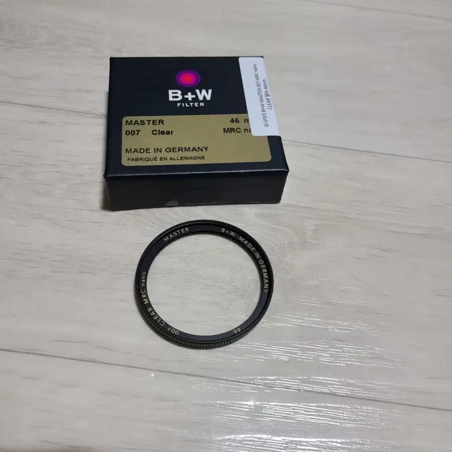 슈나이더 bw b+w 마스터 나노필터 신형 46mm 필터 팝니다