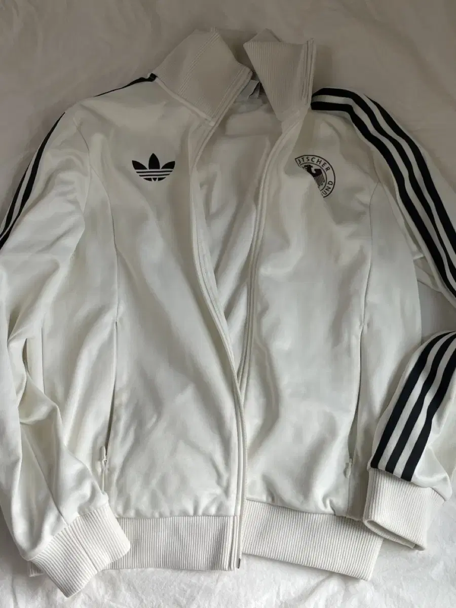 adidas Beckenbauer Jersey Track Top Off-White L