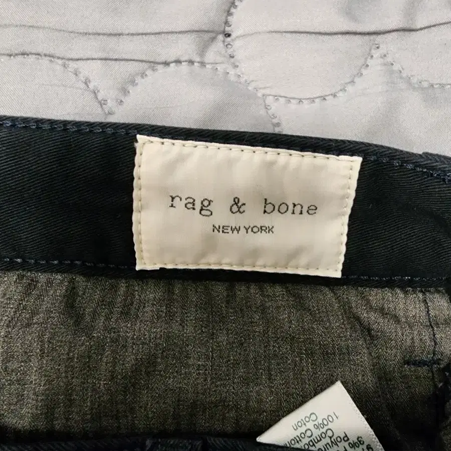 (33)랙앤본(Rag and bone) 네이비 클롭 슬림 치노팬츠