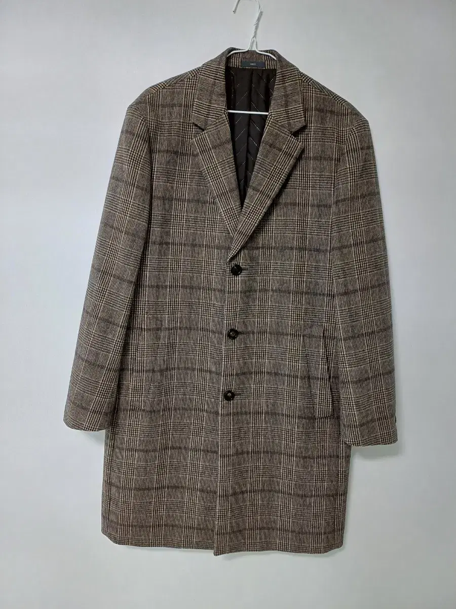 Men's ANDZ Wool and Cashmere Long Coat (Refreshing.100)