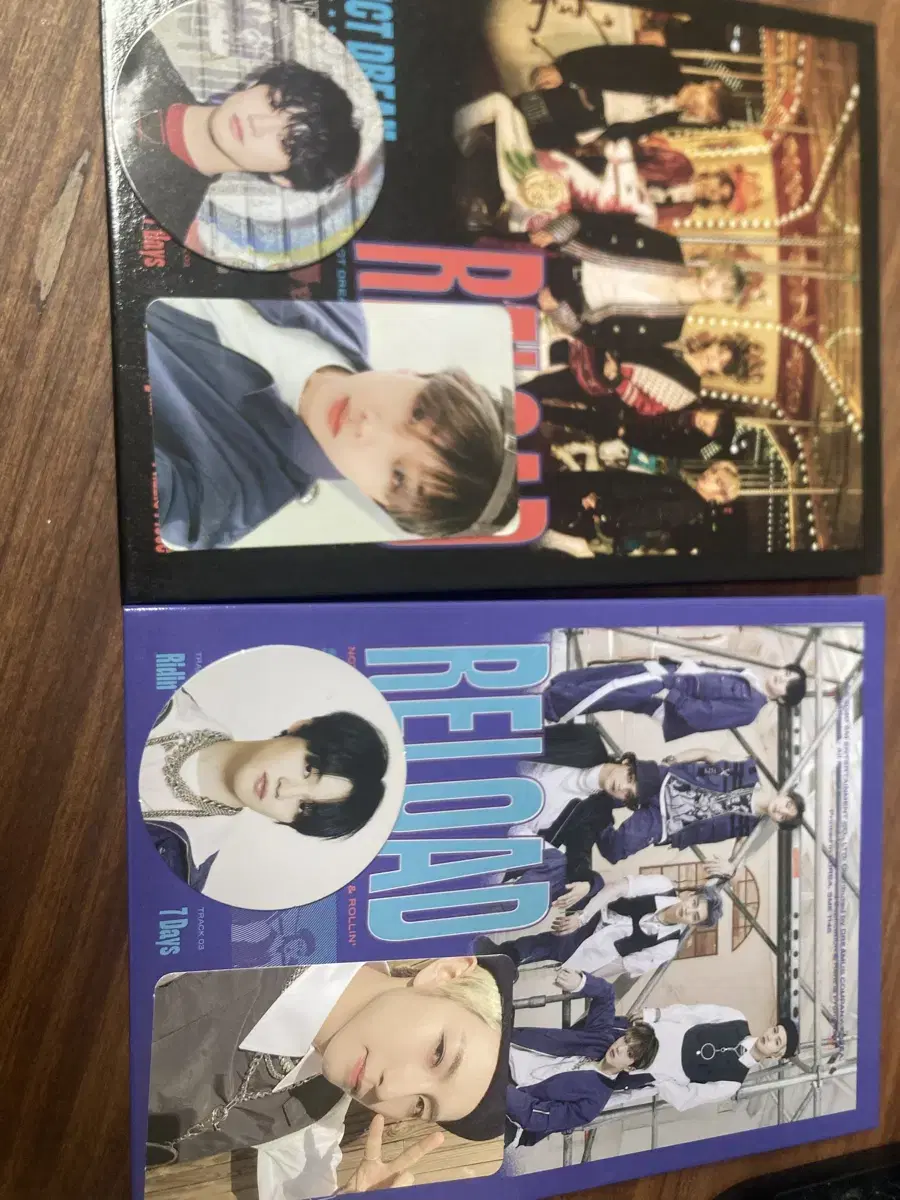 Nct dream Reload album photocard with