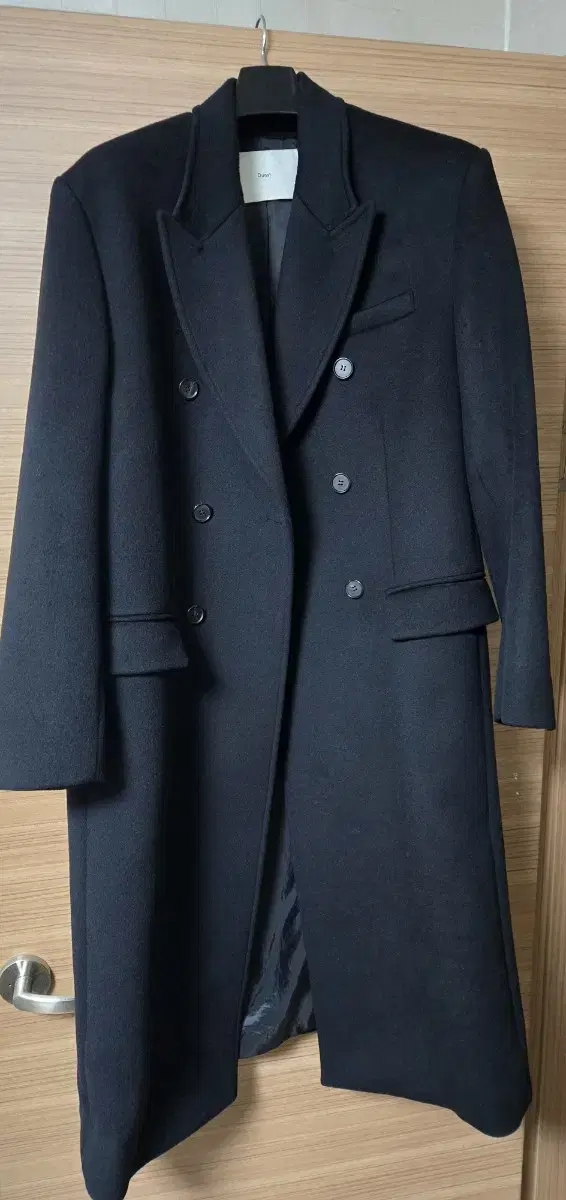 Dunst Double Breasted Coat Black XL