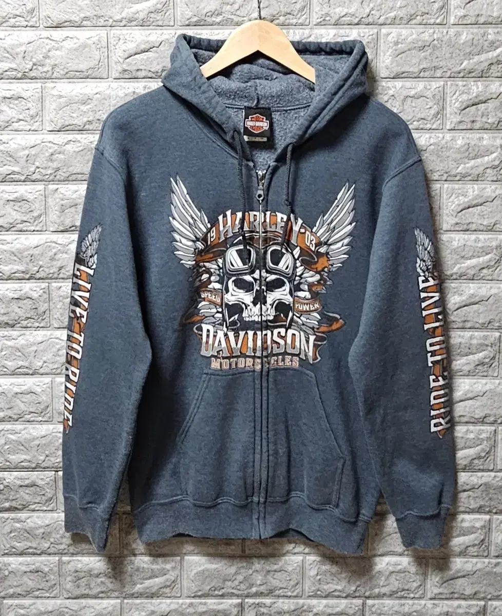 Harley-Davidson Hood Zip Up S