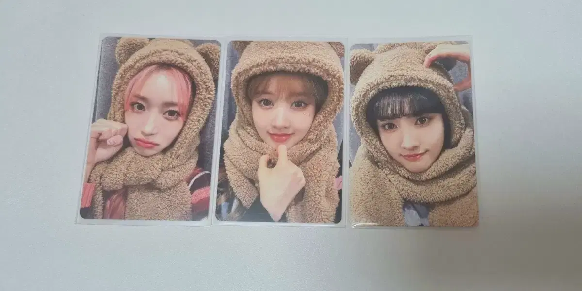 stayc with muu teddy bear unreleased photocard photocard