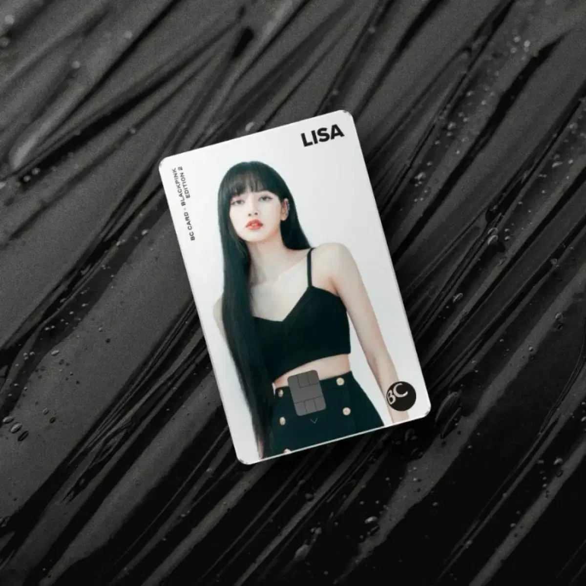 Black Pink lisa BC Photo Card