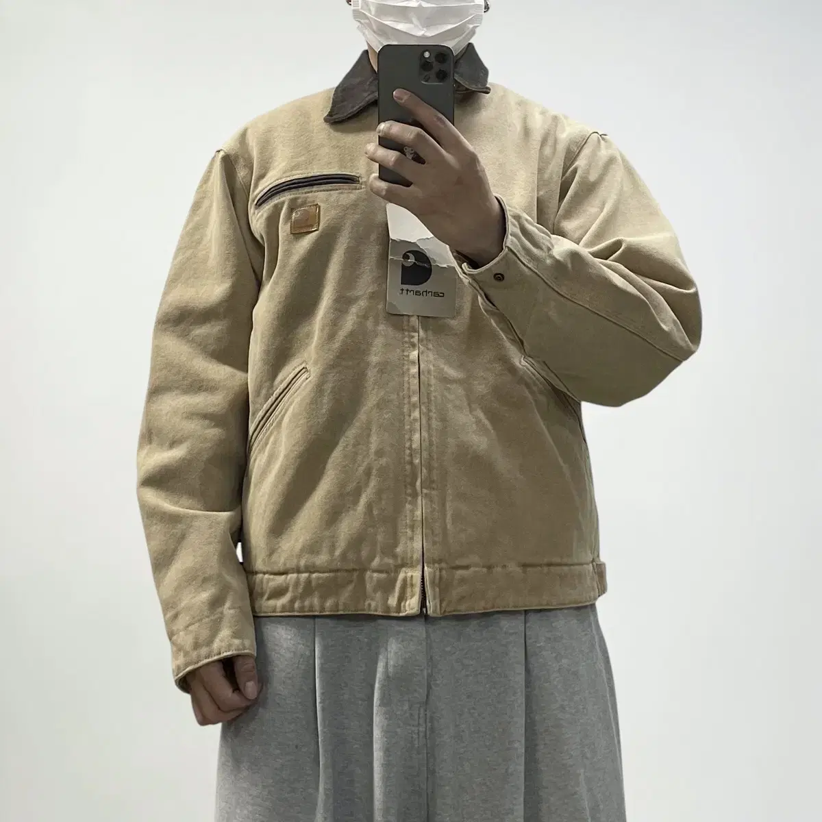 Carhartt Carhartt USA Detroit Jacket Beige