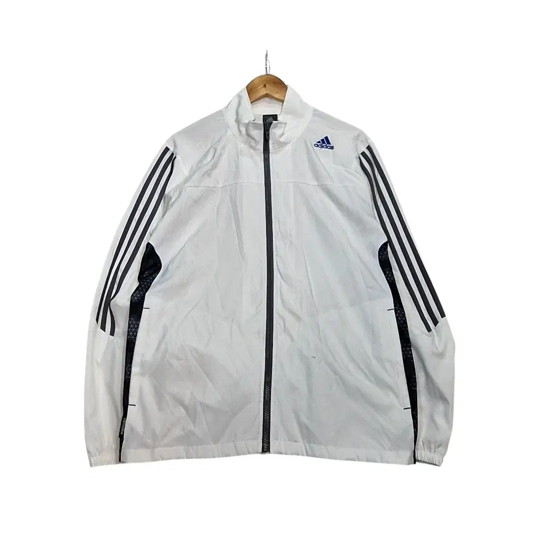 [M]Adidas Embroidered Logo White Windbreaker(Wanwon Shop)