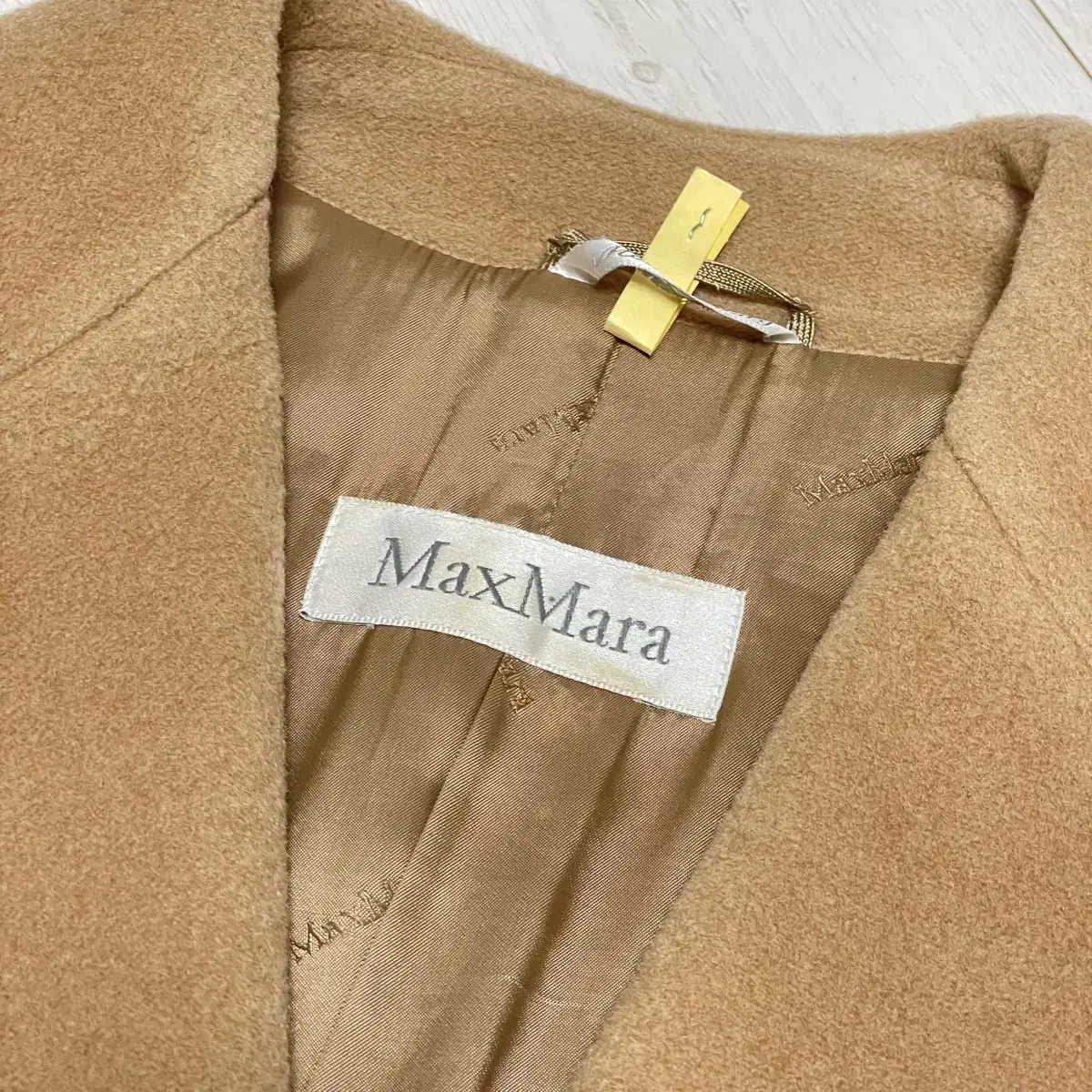 여성용) MaxMara 막스마라 캐시미어&울 카멜코트