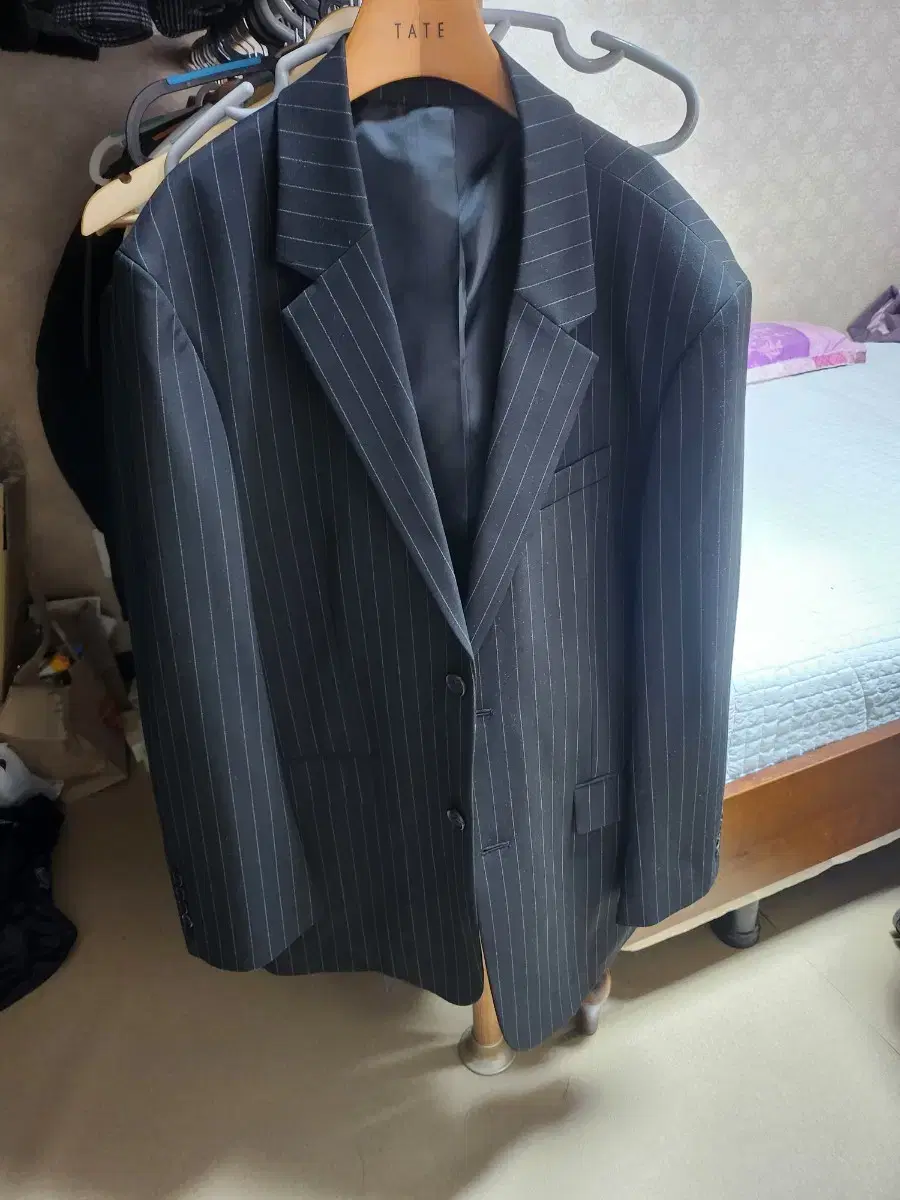 Oversized Striped Blazer 2XL for Men