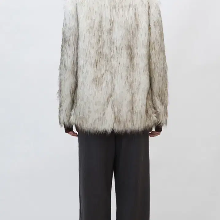 커렌트 HEAVY MIX FUR JACKET