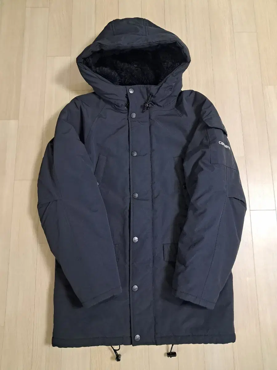 Calhart Workout Puffer Jacket Black XS