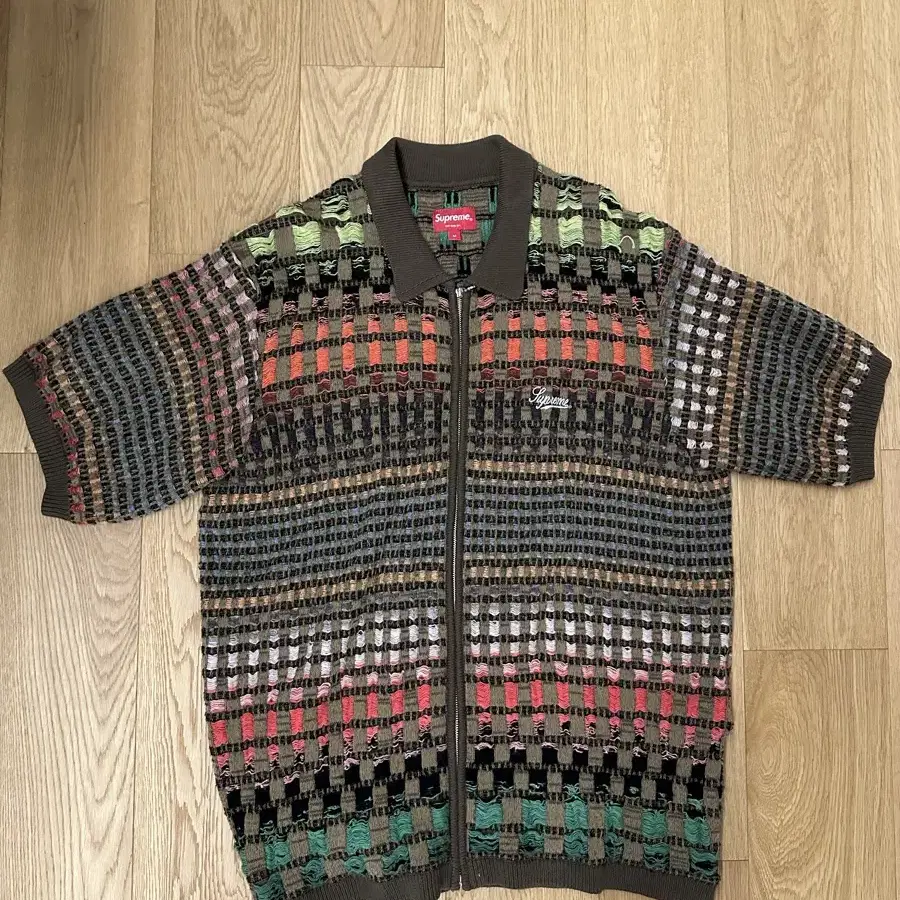 슈프림 2023 Supreme Gradient Grid Zip Up