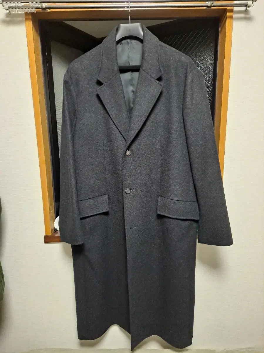 Youth Chesterfield Coat Charcoal Gray L