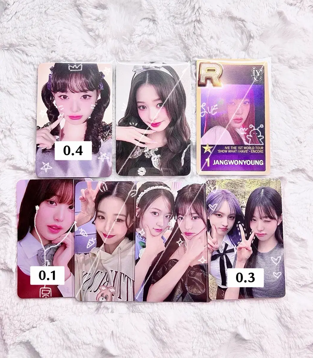 Ive jang wonyoung to sell/transfer photocards.