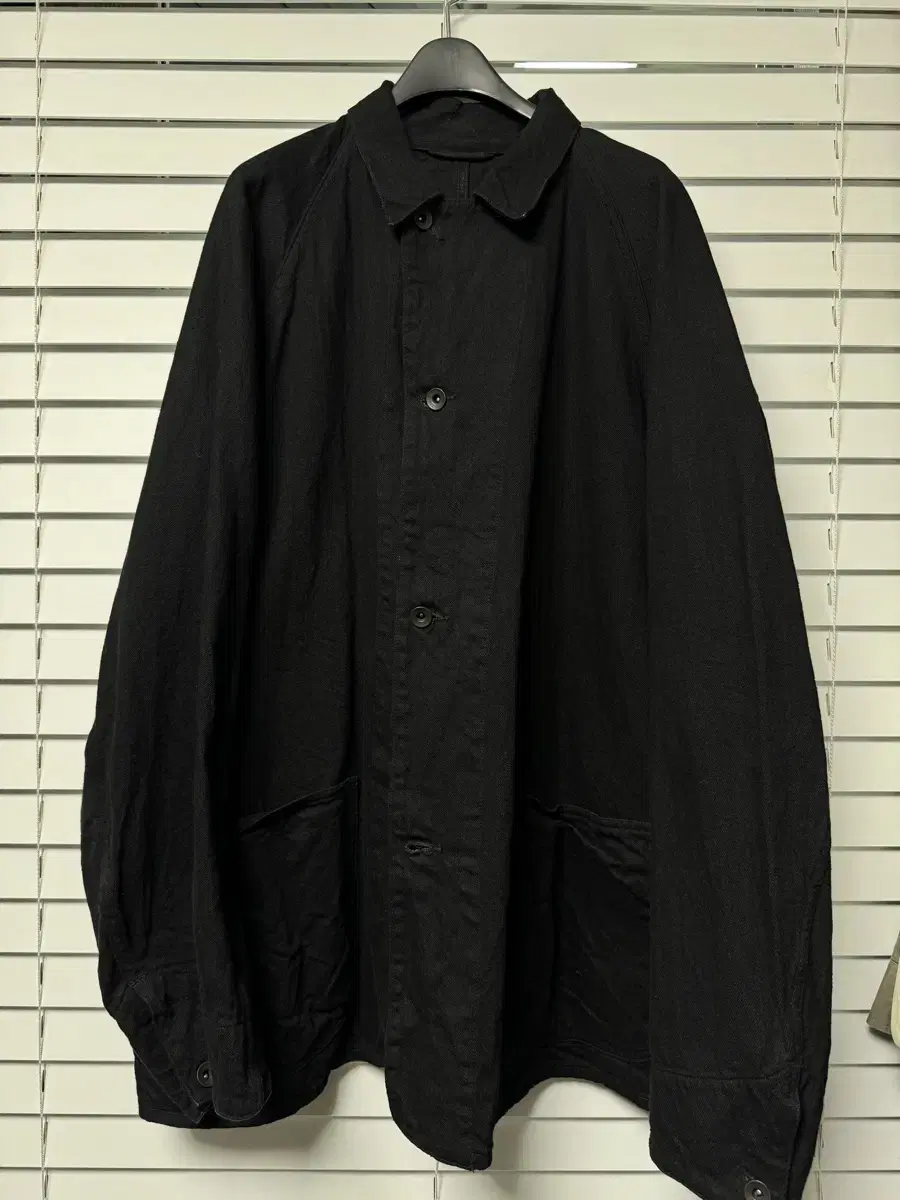 Komori 22AW Denim Work Jacket Black 3