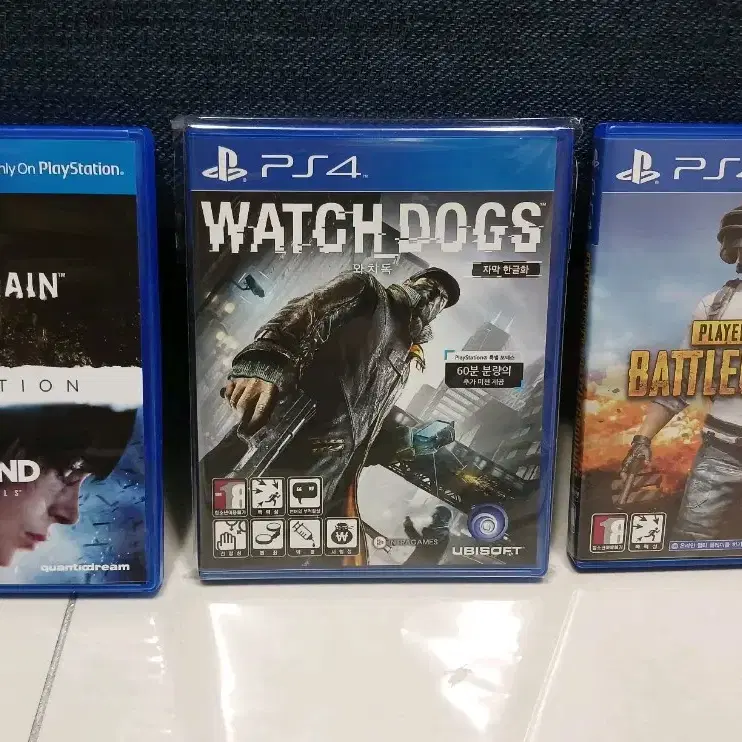 PS4 헤비레인 + 비욘드 투 소울즈 컬렉션+ 와치독+배틀그라운드