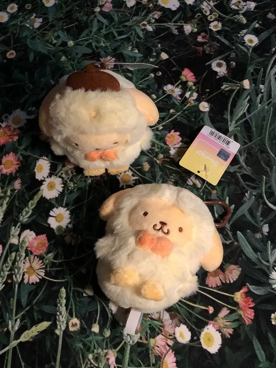 Pompompurin Chick Costume Keyring