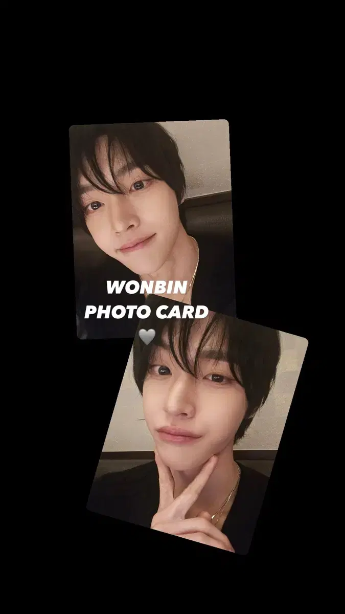 <무배,3+1>riize wonbin dolmang selfie double-sided photocard/pocard