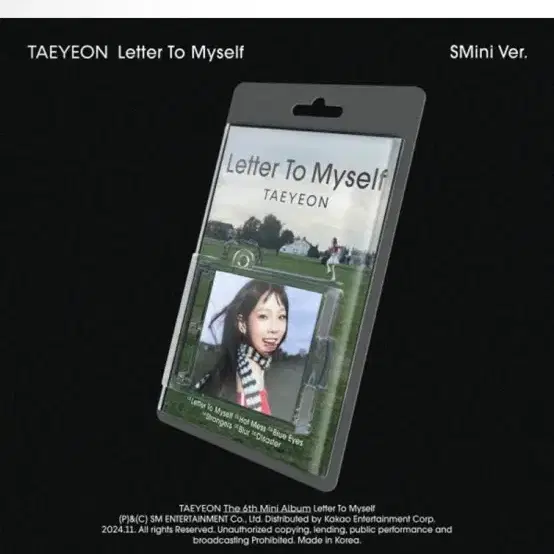 태연 (TAEYEON) - 미니앨범 6집 : Letter To Mysel