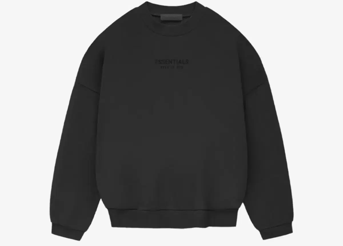 Peerless Essential Crewneck Jet Black XL