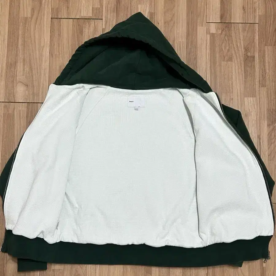 ADSUM WAFFLE ZIP HOODIE 애드섬 와플 후디 집업