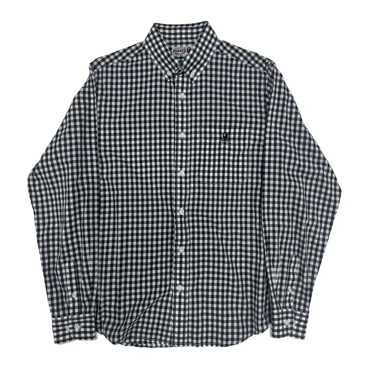 BAPE PIRATE Bape Pirate Gingham Check Shirt