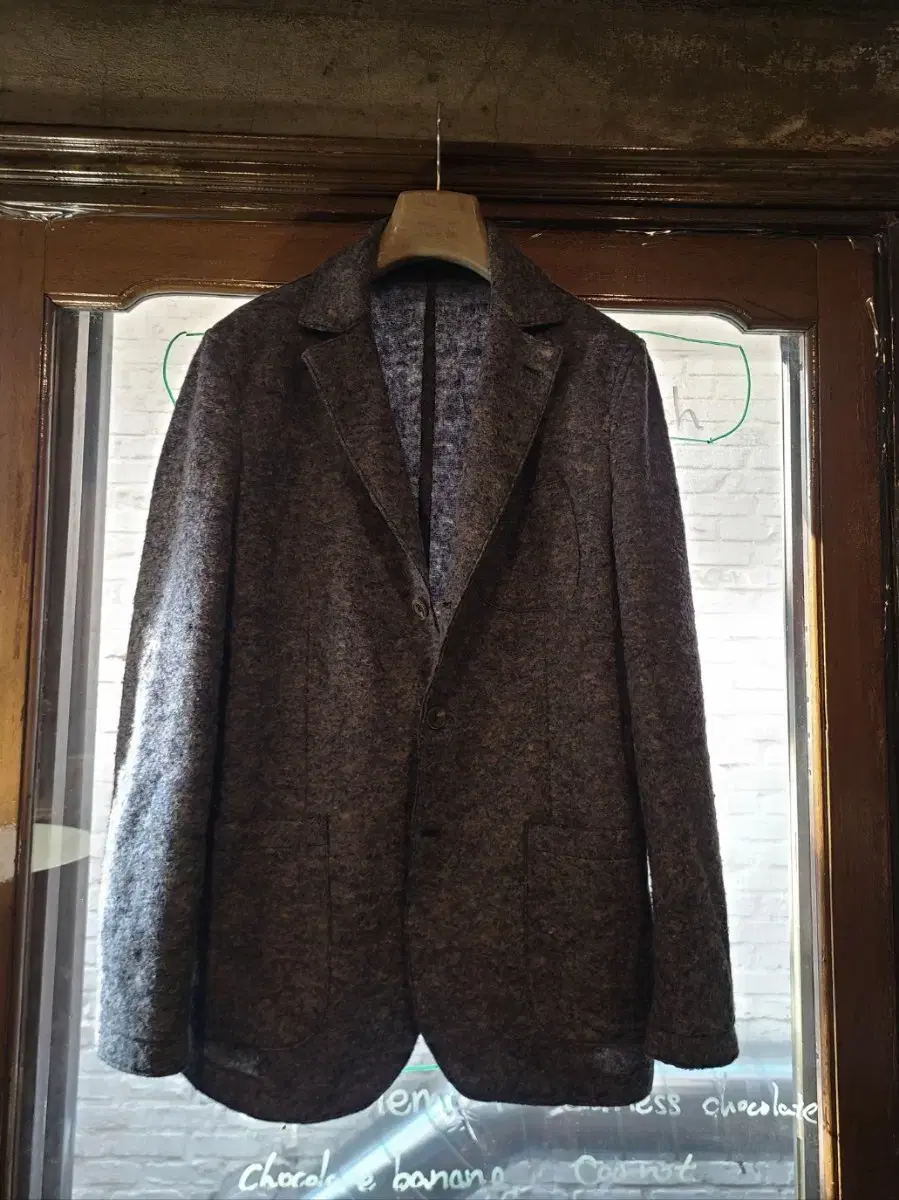 asfalto tweed jacket size 100