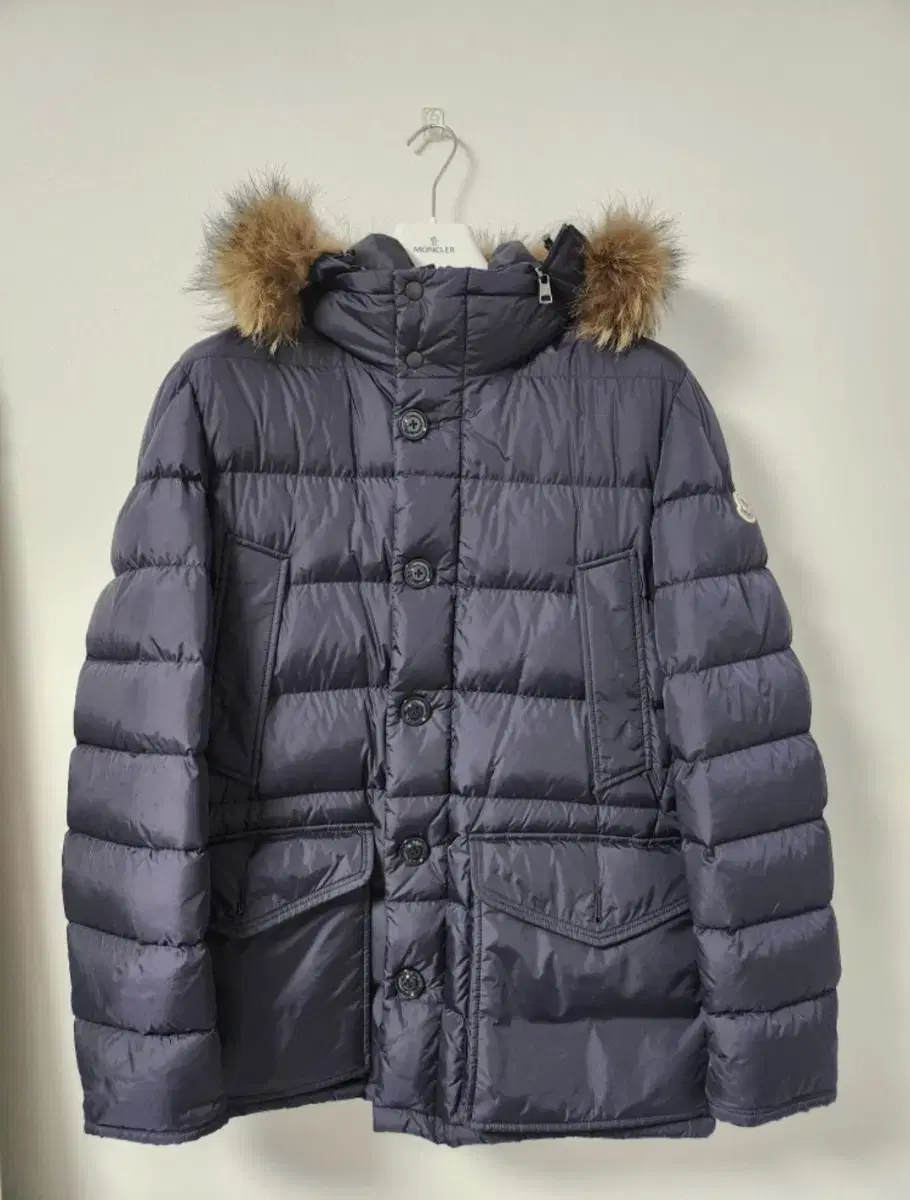 Moncler Moncler Cluny Navy Size 5 Realfur (Discontinued)