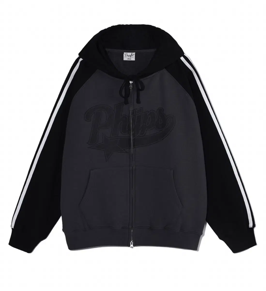 New)Physical Education Department Star Tail Zip-up Black