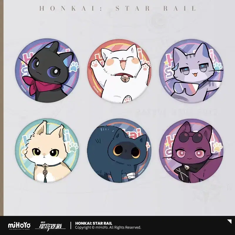 StarRail Taobao pre-order benefit Can Badge Set (unsealed) Official Goods