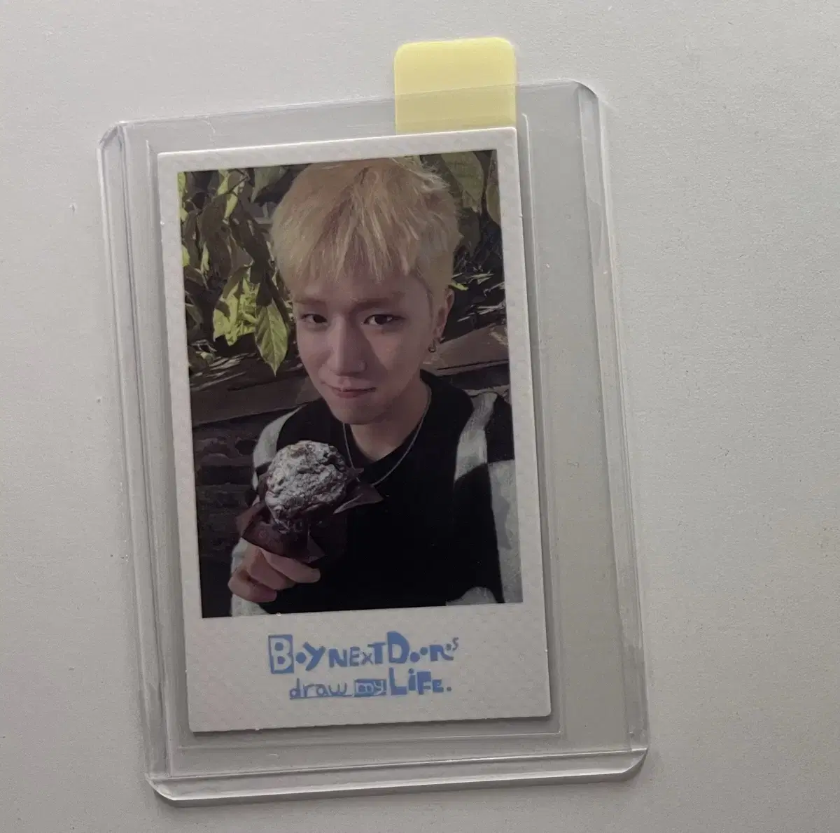 boynextdoor riwoo collectedbooks polaroid photocard