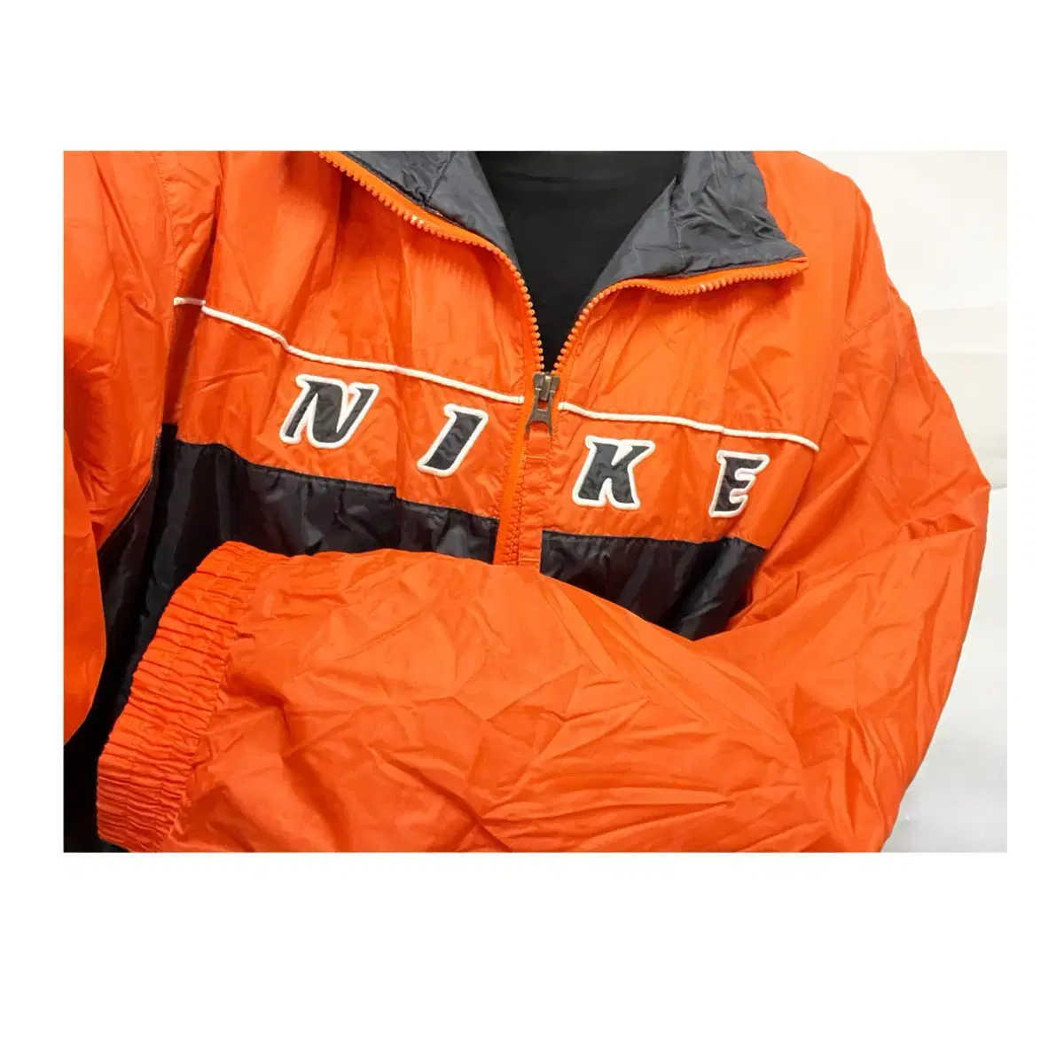 nikeWindbreakerJumboJumbo BeamWindbreakerOrangeBlackY2KmajorOld Schoolcopcorehip hopJumbo