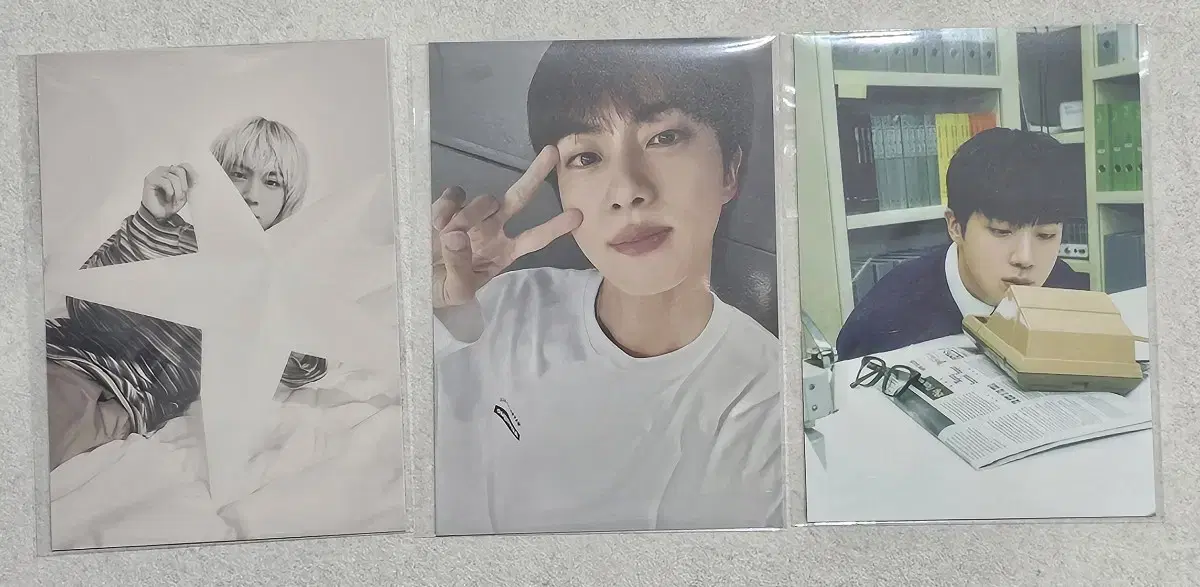 Jin HAPPY pop up pre-order benefit photocard 3 in bulk