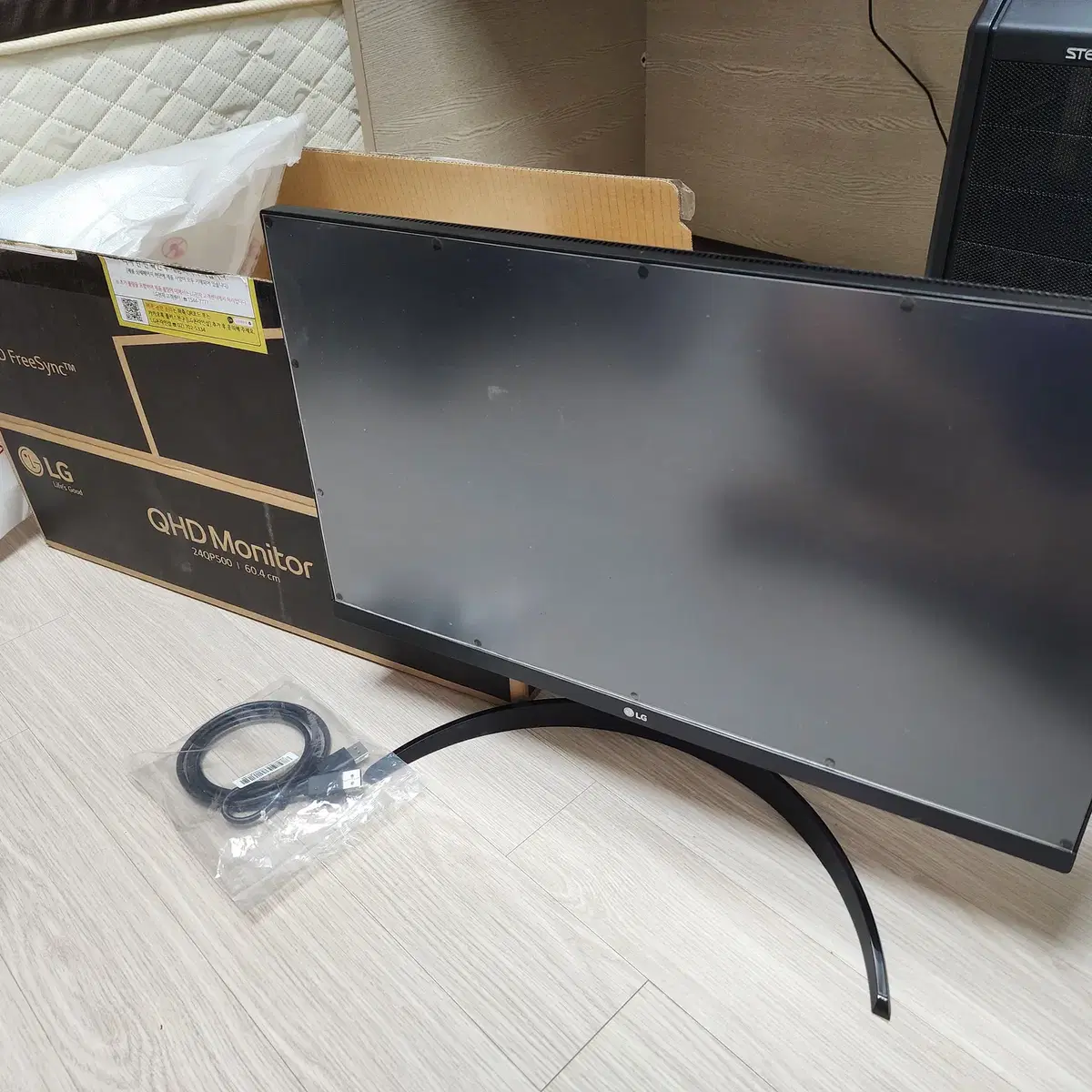 엘지 LG 고화질 QHD 모니터 (24qp500) /2대 /사용품,개봉품