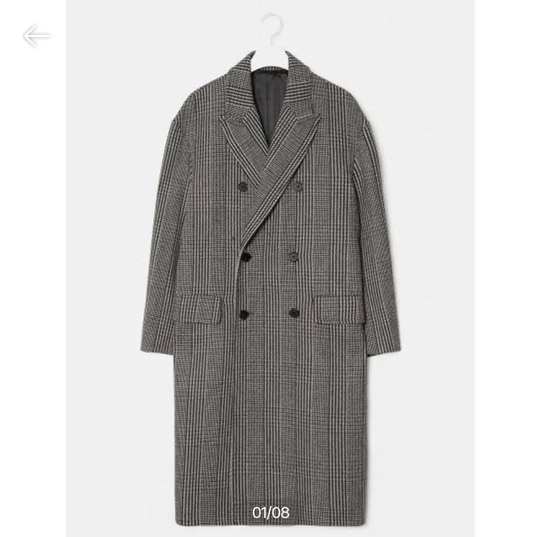 (Condition S, Size O) Eight Seconds Brown Wool Blend Harringbone Coat L