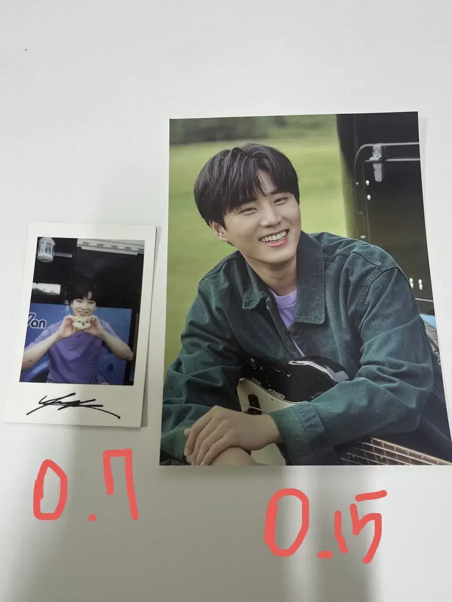 Day 6 Young K polaroid postcard